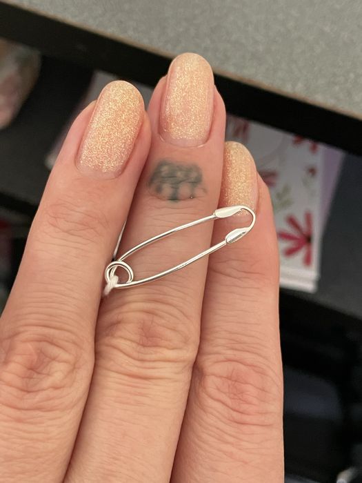 Шпилька срібло 925 булавка срібна 50038