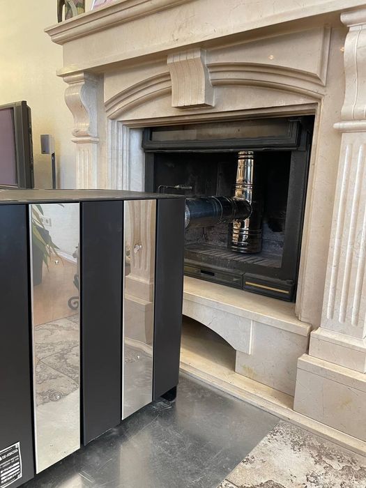 Монтаж камінів топок буржуйок котлів димоходів каминов димоход гильзов