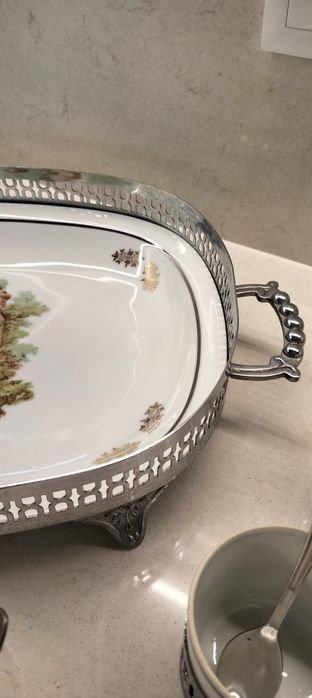 Serviço de café em Porcelana e Casquinha