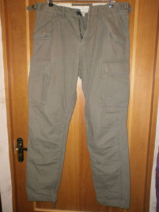 Штаны карго LOGG, серые, разм. 33, наш 50-52. Пояс-47 см