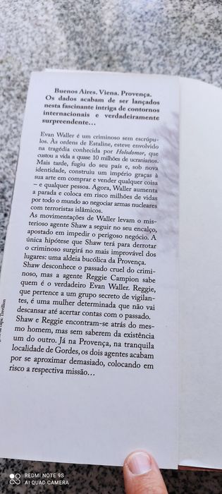 Livro "A conspiração do silêncio"
