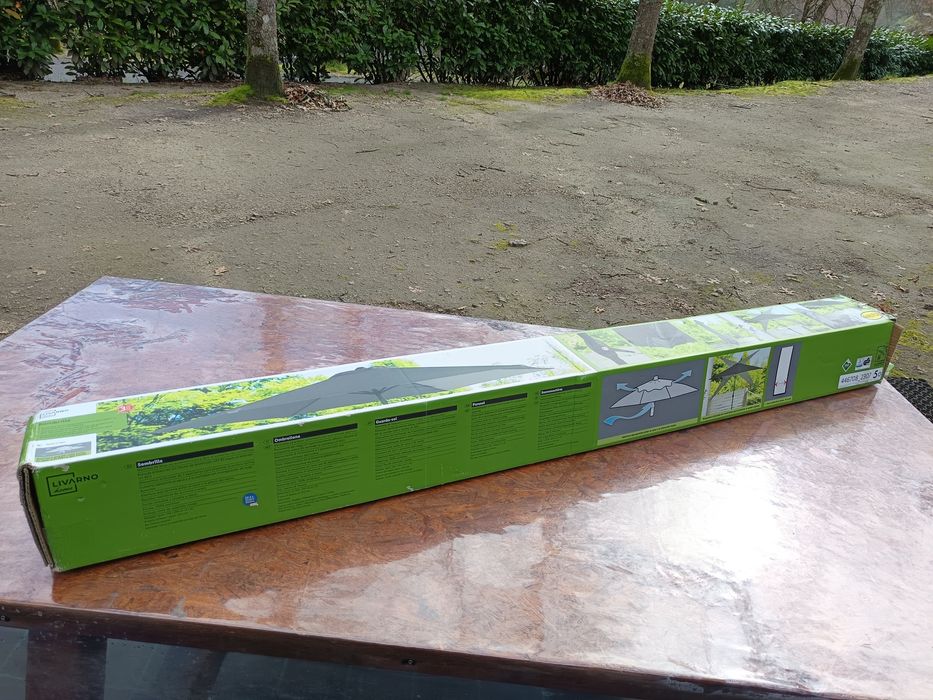 Guarda Sol (Aprox. 249x294cm) - Cinzento