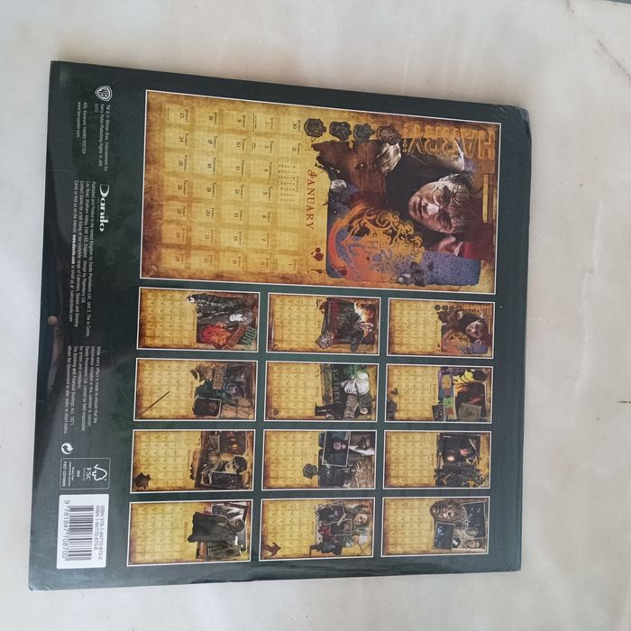 Calendário Harry Potter 2012 inglês