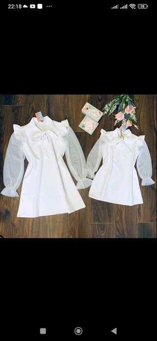 2 сукні-доросла+ дитяча