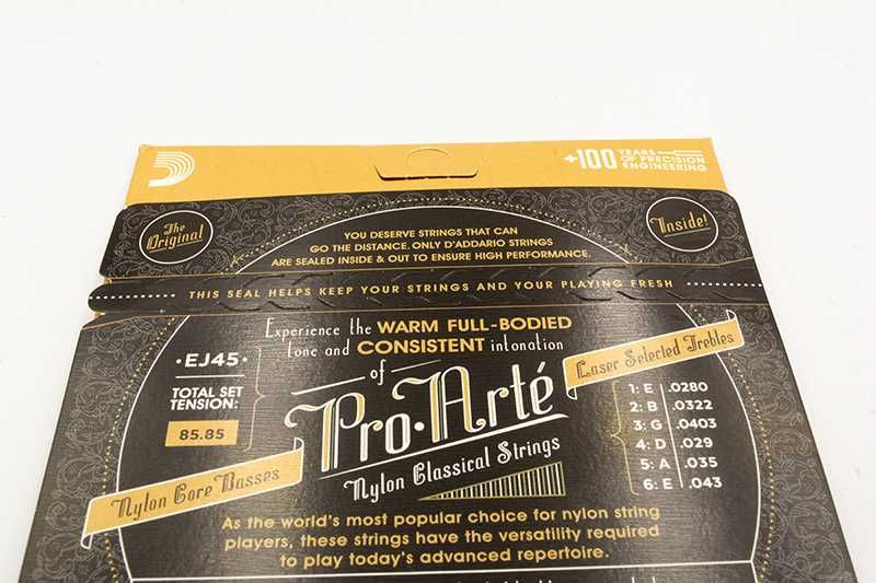 Cordas de Nylon para Guitarra Clássica D'Addario EJ45 de Tensão Normal