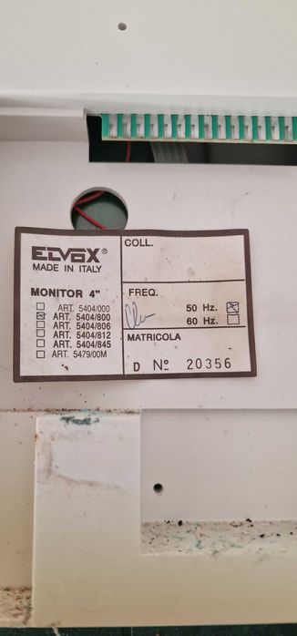 Vídeo Porteiro Elvox 5404/800