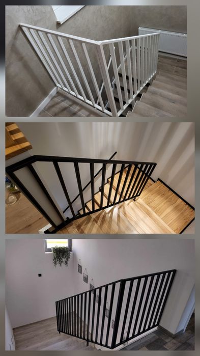 Balustrada metalowa.