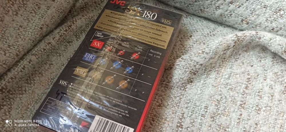 Kaseta Video JVC 180 nowa  w folii