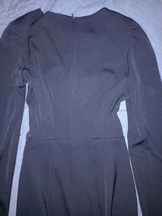 Класична темно синя сукня