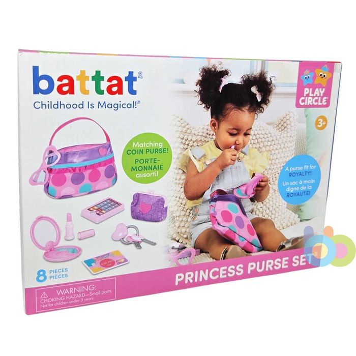 Ігровий набір Battat для макіяжу та краси з сумочкою!