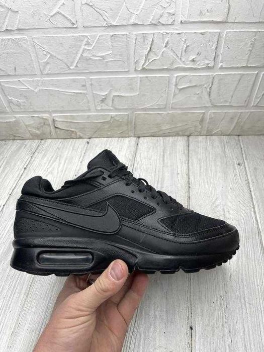 (БЕЗ ПЕРЕДОПЛАТИ) Nike Air Max BW Black найк ейр макс бв чорні кросівки сітка