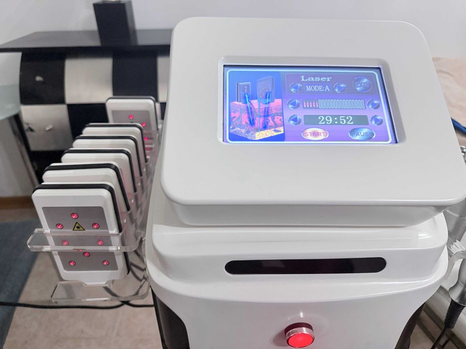 Equipamento Multifunções Lipolaser, Vácuo, Radiofrequência e cavitação