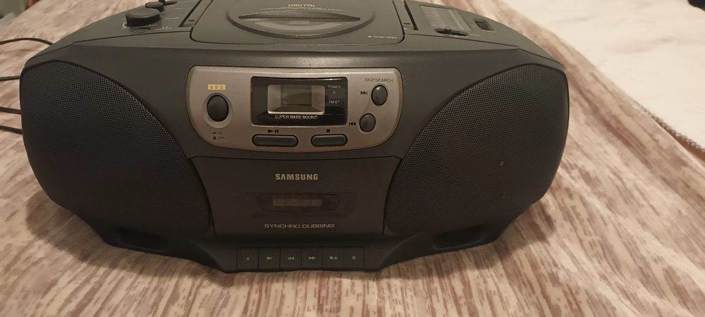 Rádio portátil Samsung-rádio  cd