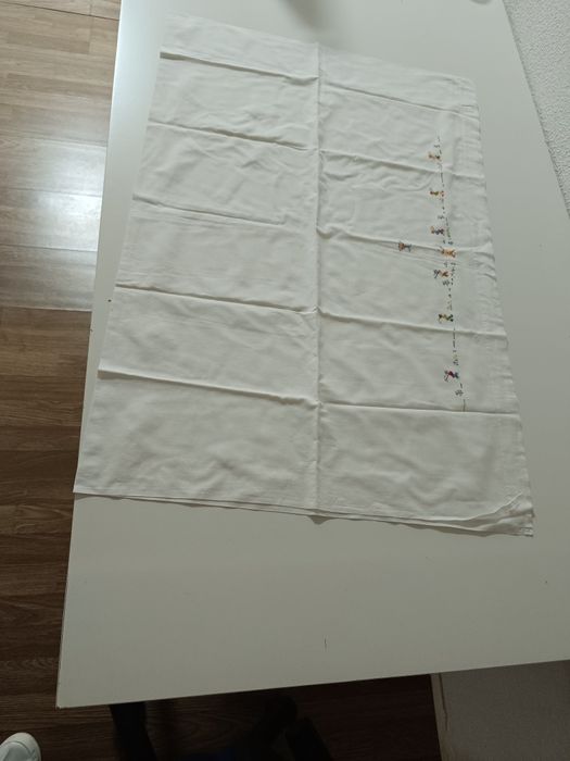 Lençol cama bebé bordado