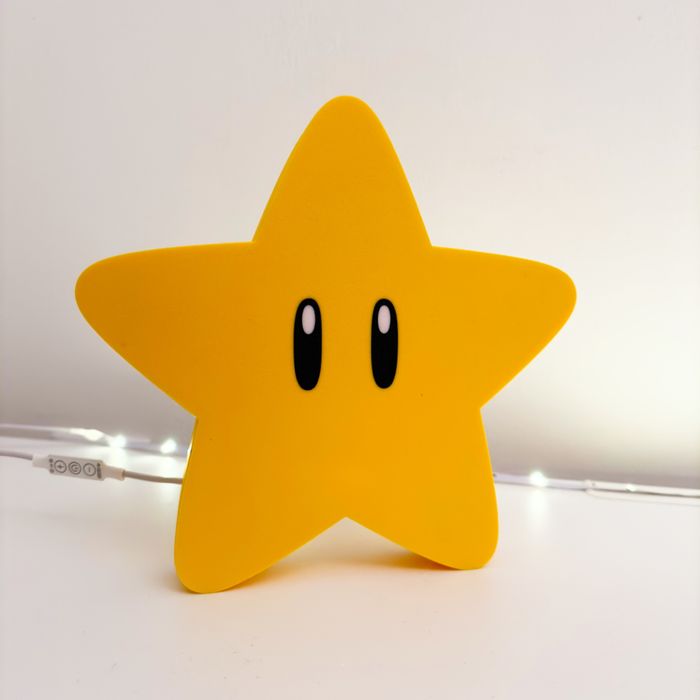 Super Mario Star Світильник Маріо Нічник LED
