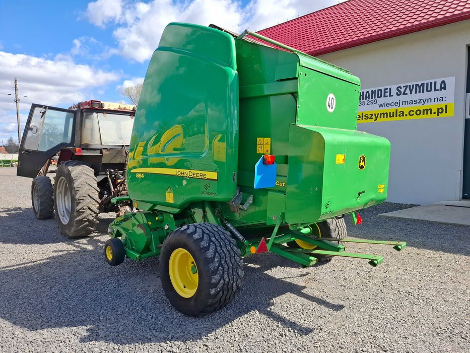JOHN DEERE 864, rotor + noże, siatka, 2013r, prasa