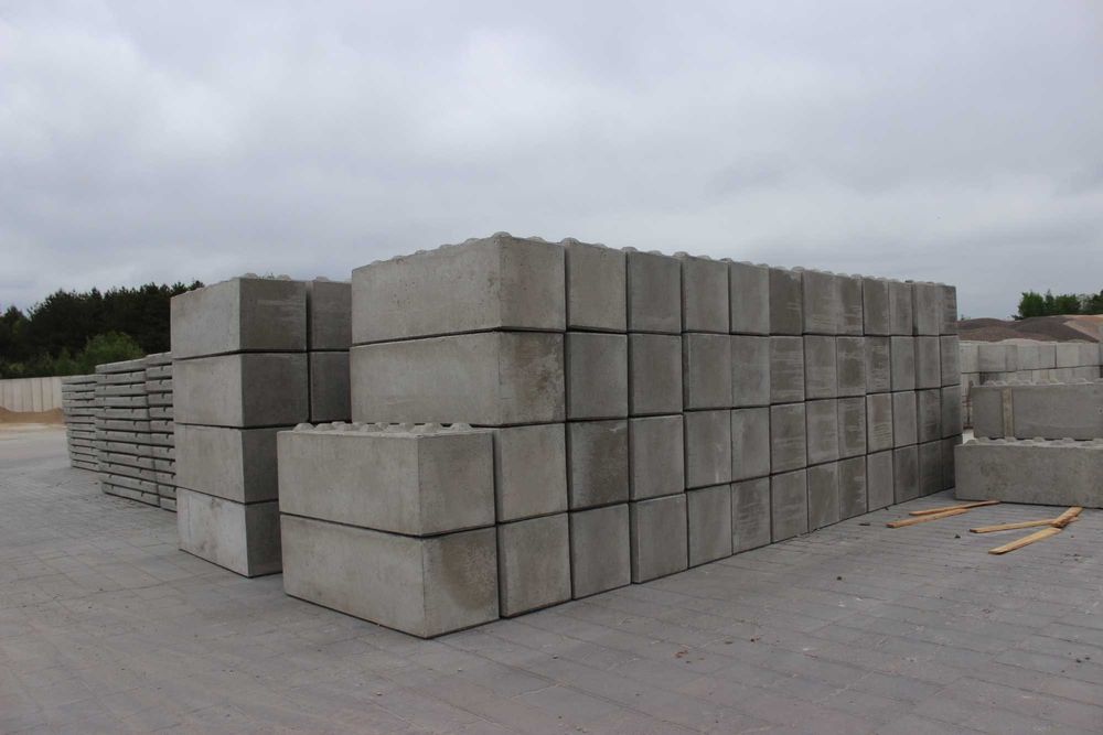 Bloki betonowe Klocek oporowy betonowy LEGO 60/120/180/240CM / 60 CM