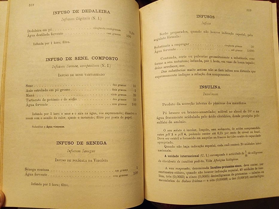 Farmacopeia Portuguesa (Quarta) Edição Oficial - 1946