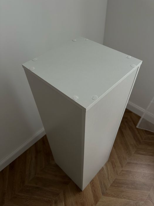 Nowy, wysoki pustument 100cm, biały płyta stand