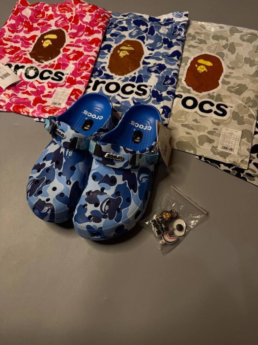 ‼️БЕЗ ПЕРЕДОПЛАТ‼️Крокси Crocs x Bape