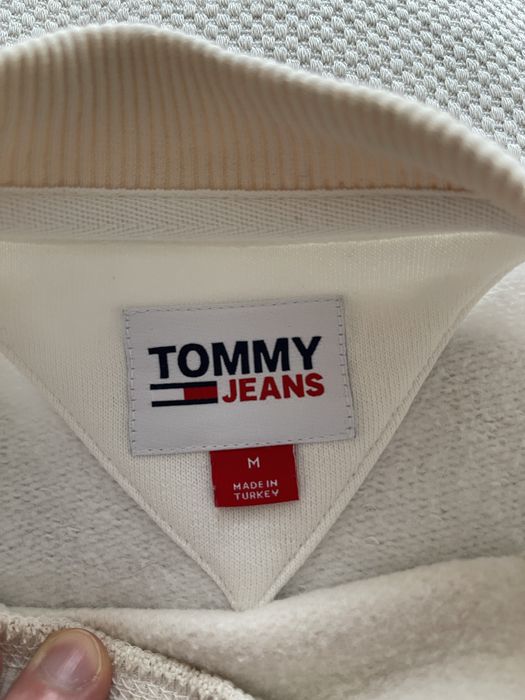 Tommy Hilfiger Ivory Patchwork Crew Neck Sweatshirt- новий , Розмір М