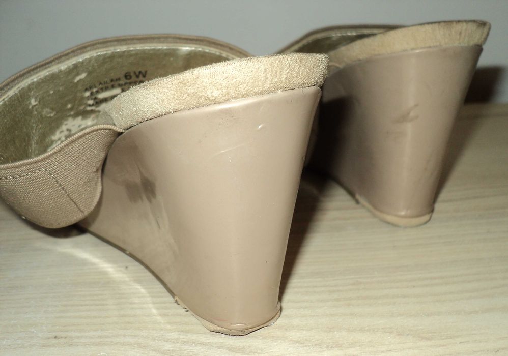 Buty na koturnie roz. 37,5 Anne Klein