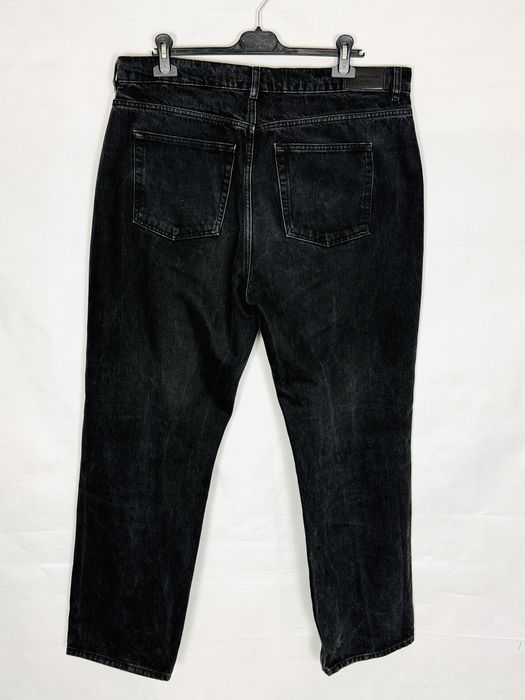 Szare jeansy z przetarciami 4XL 48