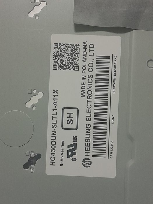 Placa T-con para TV LG 43LJ594V-ZA