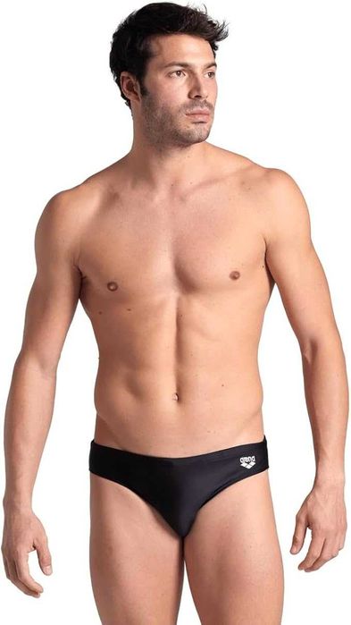 Kąpielówki ARENA SANTAMARIAS R L (UK40) Męskie Czarne Dopasowane