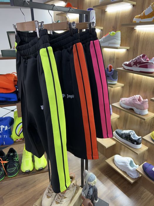 Шорти Palm Angels Track Shorts Logo Off-White Supreme Bape Vetements