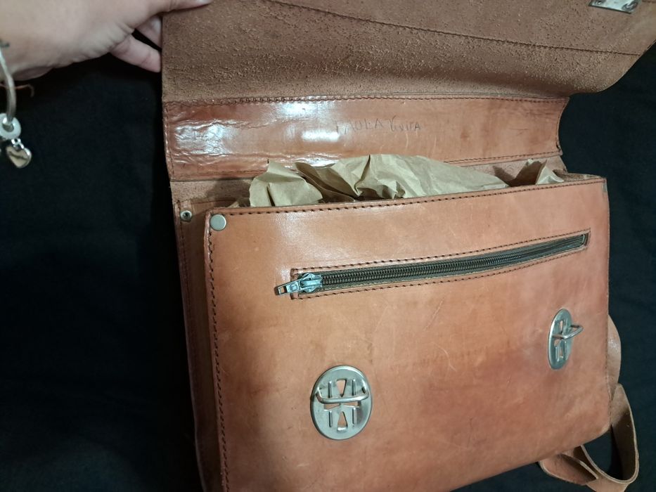 Mala antiga em pelle