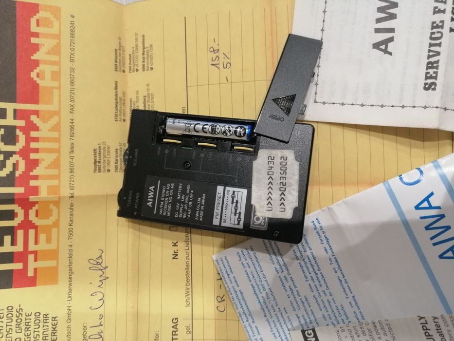 Radio Aiwa CRM5 1986r