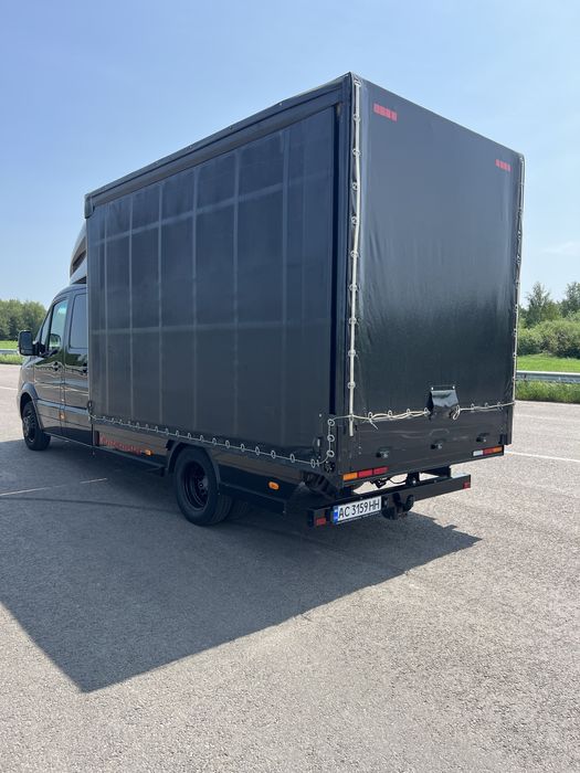MERCEDES - BENZ Sprinter 519 MAXI | 3.0 2014 рік Спарка Пландека Прицеп двохосьовий штора