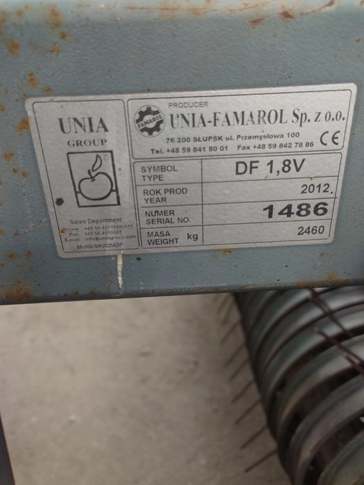Prasa Unia DV 1,8 V