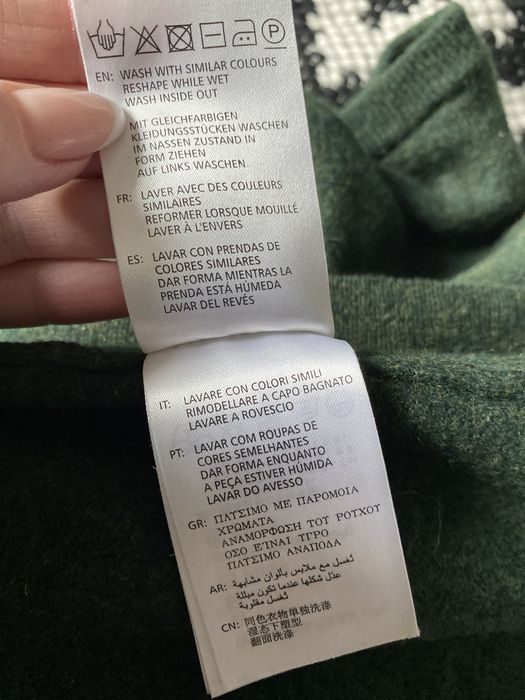 Sweter Gant 100% wełna jagnięca rozmiar 146-152 cm