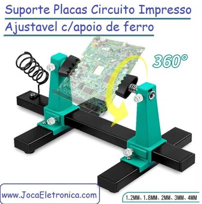 Suporte Placas Circuito Impresso Ajustavel