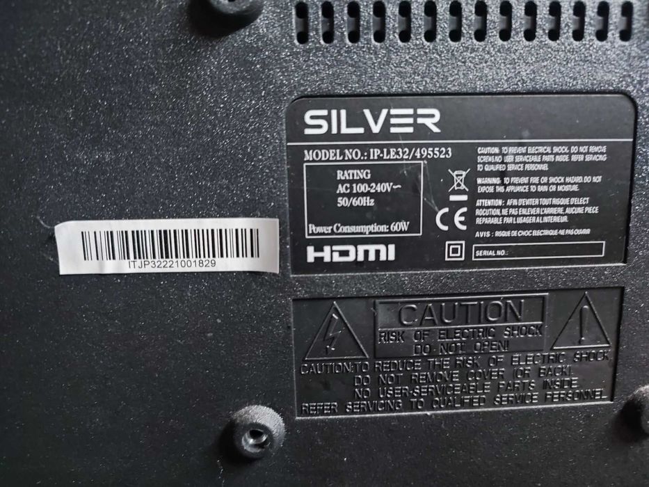 Main Board TP.MS3663S.PB818 TV Silver 32"