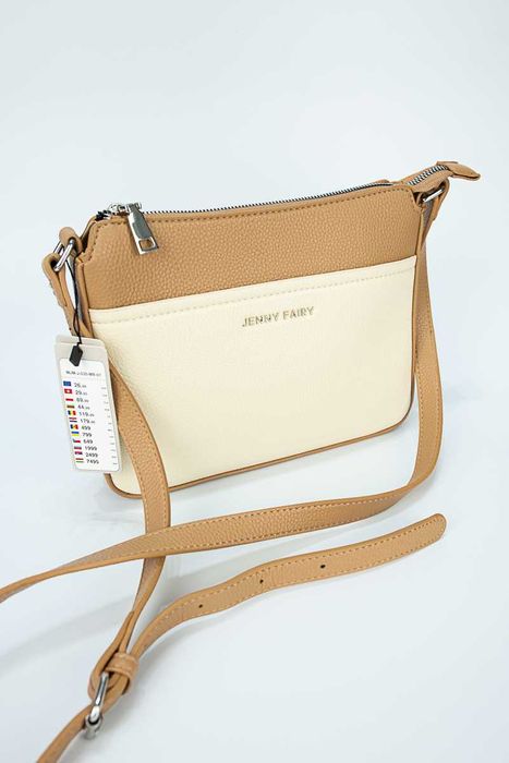 -40% CCC torebka nowa Jenny Fairy damska beżowa z paskiem 23cm