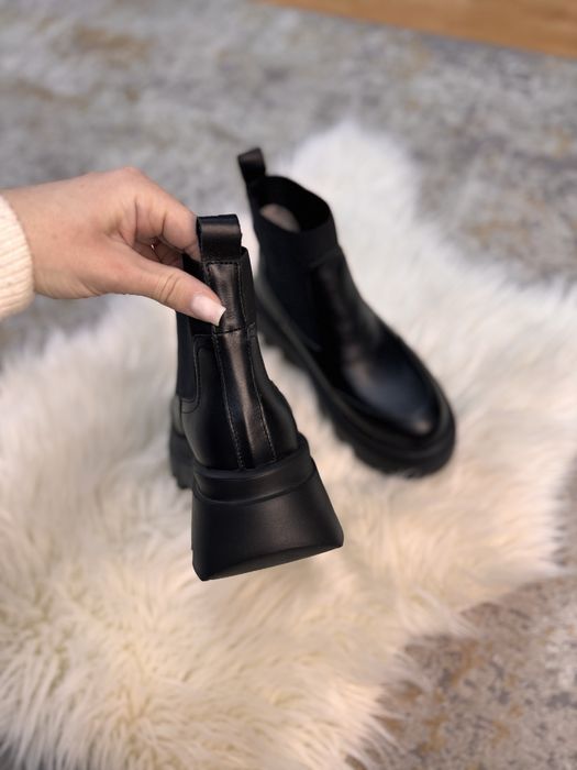 Челсі, зимові ботінки, черевики, чоботи з хутром