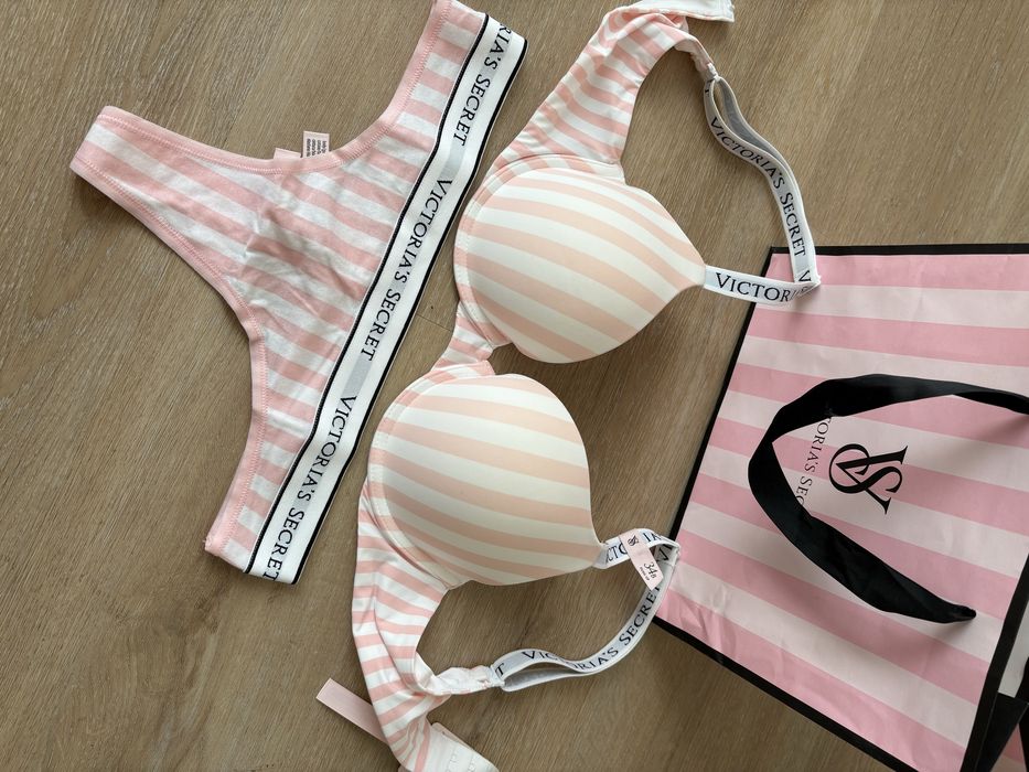 Victoria’s Secret komplet biustonosz stringi