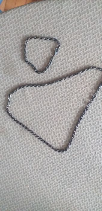 Sprzedam komplet łańcuszek i bransoletka