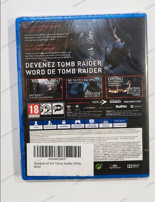 Jogos originais para PS4, em perfeito estado.