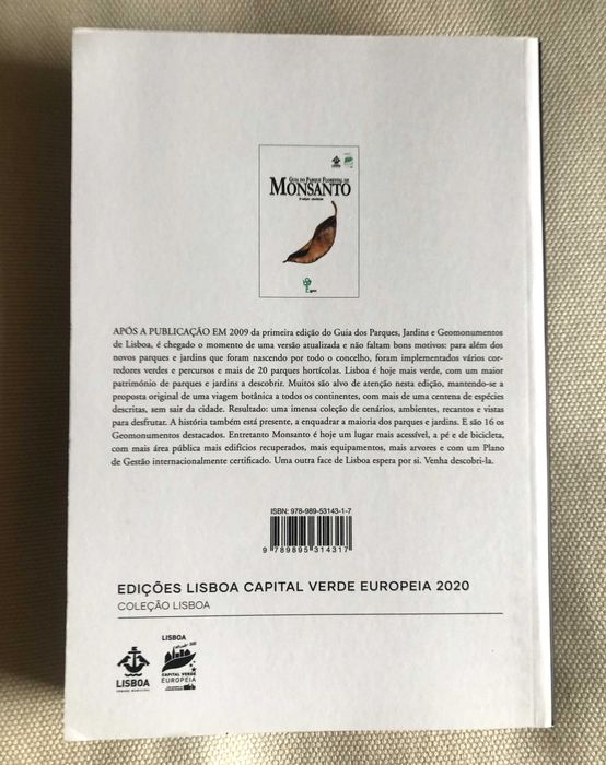 Guia dos Corredores Verdes, Parques, Jardins e Geomonumentos de Lisboa