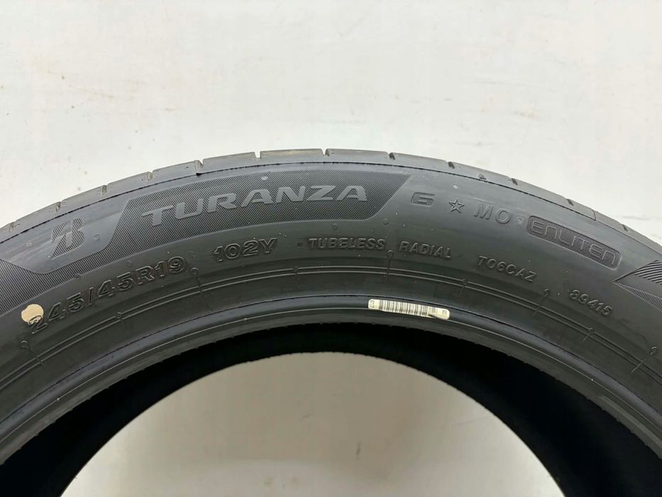 opony letnie bridgestone turanza 6 enliten 245/45/19 102y xl mo 2025r