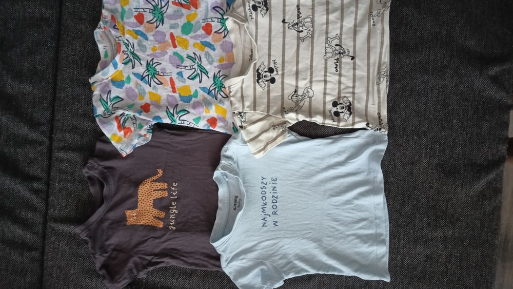 Koszulki chłopięce rozmiar 68