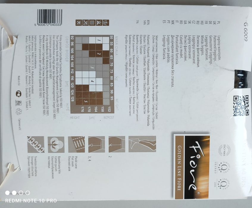 Legginsy damskie rozm.3.   0210