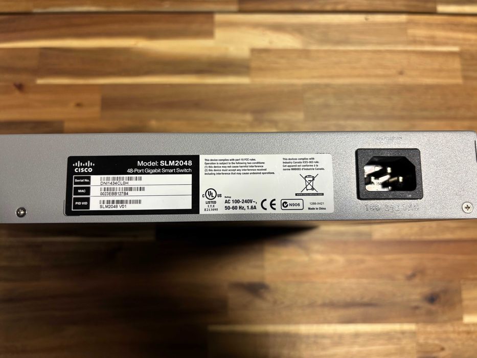 Switch Cisco SLM2048 - 48 Portas