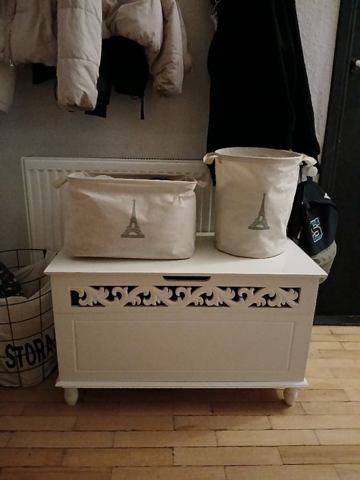 Skrzynia na buty plus szafka na buty komplet