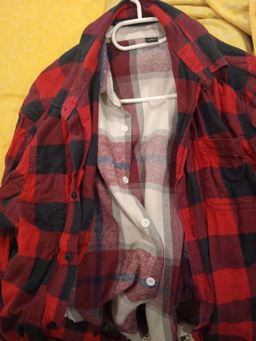 Camisas de flanela XL