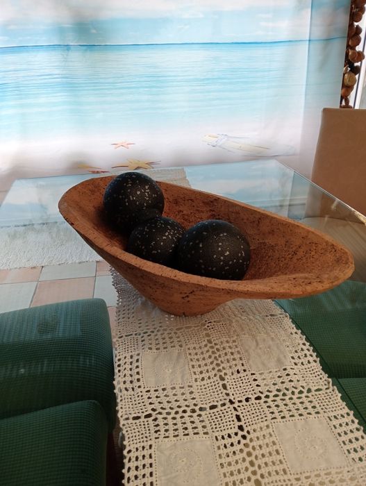 Taça de mesa em cortiça